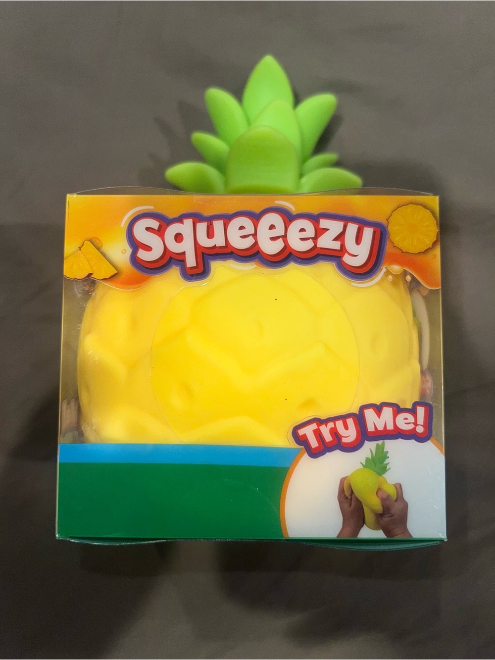 Squeeezy pineapple squish toy
